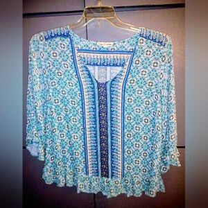 Large Rose And Thyme Multi Color Shirt